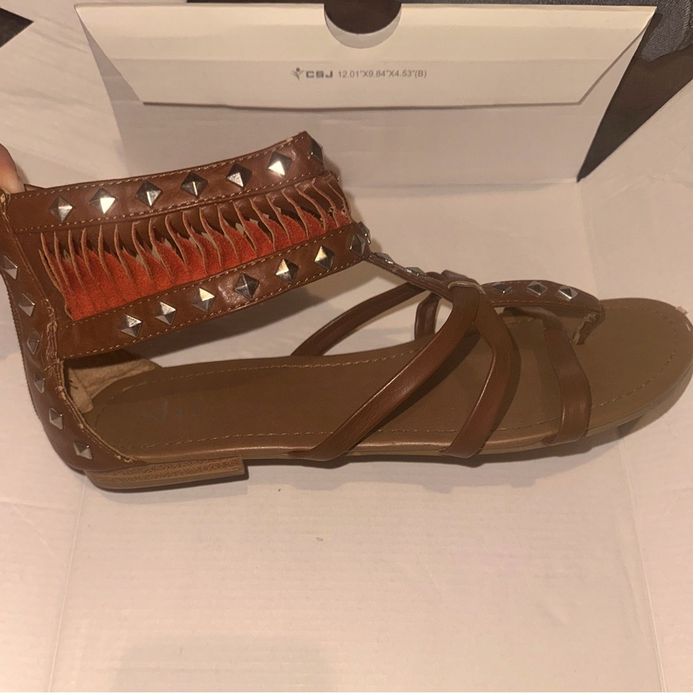Beaded sandals
